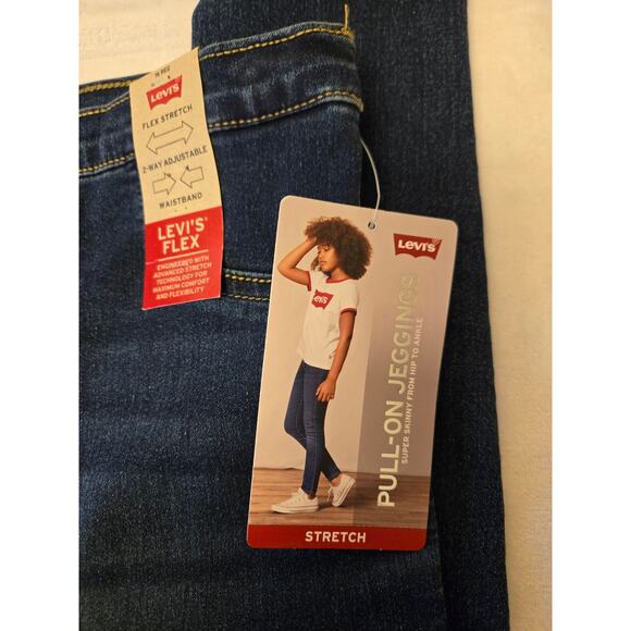 Levi's Flex Girls Pull On Jeggins Size 16 Regular NWT - Picture 3 of 6